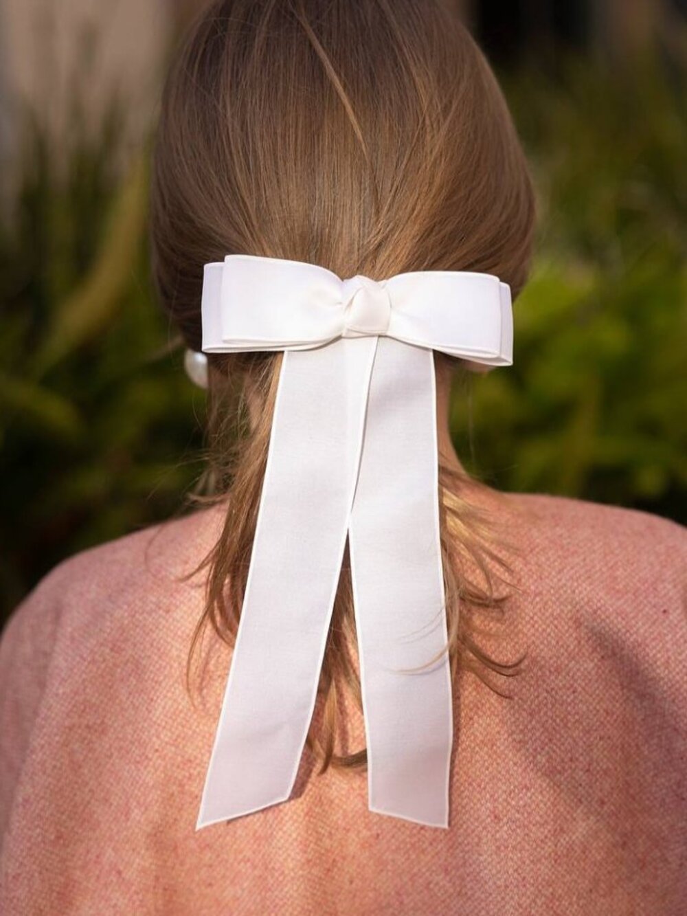 “Mary” Silk Bow